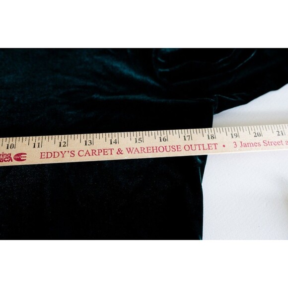 Dress.com Green velvet velour midi dress M fairy goth whimsigoth - Picture 4 of 5